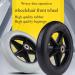 Wheelchair Front Wheel Accessories 6inch Low Noise Stable/Wear-Resistant Easy to Install/Disassemble+ Not Easily Damaged with Bearings for Handicapped Vehicles 1pcs Grey 1pcs Grey - Buy Online on GoSupps.com