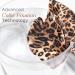 2 Pcs Satin Hair Bonnets for Women - Black Leopard & Solid Black, Soft Elastic Sleeping Caps for Braids - Buy Online on GoSupps.com