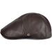 VOBOOM Lambskin Leather Ivy Cap Newsboy Hat 7 1/2 Light Brown - Buy Online on GoSupps.com