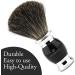 Jag Shaving Brush with Badger Hair Bristles | Metal Handle | Perfect Match for Your Safety Razor - International Shipping - Buy Online on GoSupps.com