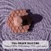 Big ScrubBEE Silicone Scrubber with Easy-Grip Handle - Rose | Soft Gentle Cleansing | 100% FDA Grade | 1 Count - Buy Online on GoSupps.com