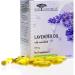 Lavender Pure Oil 500mg Cold Macerated Extract - 100% Natural, 40 Softgel Capsules - Buy Online on GoSupps.com