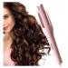 Hot Tools Curling Iron 1.25 Inch Curling Wand Double Ceramic Produces Loose Curls Easy Hair Curler for Beginners Pink