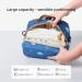 SUNVENO Small Green Nappy Bag with Changing Mat | On-The-Go Baby Changing Bag with Extra Space - Buy Online on GoSupps.com