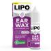 Lipo Earwax Cleansing Aid Drops Fast-Acting Earwax Removal Peroxide-Free Safe & Gentle Formula Dissolves Wax Quickly Prevents Build-Up Reduces Irritation & Muffled Ears
