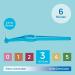 TePe Angle Interdental Brushes Blue (ISO Size 3: 0.6 mm) - 6 Pack for Effective Cleaning in Hard-to-Reach Areas - Buy Online on GoSupps.com