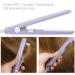 Mini Curling Iron & Hair Straightener 2-in-1 - Portable Travel Hair Styler for Short Hair - Purple - Buy Online on GoSupps.com