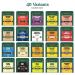 VAHDAM Assorted Tea Bags Sampler - 40 Flavors Variety Pack - Herbal, Green, Chai, Black Tea Assortment - Gift Set - Buy Online on GoSupps.com