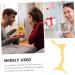 DOITOOL Accessories Brow Makeup Supplies Brow Shaping Template Brow Stencil Brow Template Makeup Tools Make up Auxiliary 17.3x5.9cm Yellow - Buy Online on GoSupps.com