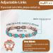 EnerCoppeX Copper Magnetic Bracelet for Women - Turquoise Jewelry with 3500 Gauss Magnet (COB-0175) - Buy Online on GoSupps.com
