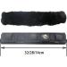 Merauno Neck Saver - Lambskin Horse Neck Protection | Real Fur Halter & Bridle Strap Cover | Black 32x5 cm - Buy Online on GoSupps.com