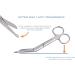 High-Quality Faude Bandage Scissors - Extra Sharp Stainless Steel (14.5cm) for Bandages & Plasters - Ideal for Medical & Emergency Use - Buy Online on GoSupps.com