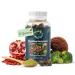 BULA NATURAL LIVING Nourishing Supergreens Gummies 60 Vegan Gluten-Free Non-GMO with Beetroot Spirulina Chlorella Mushrooms Pre & Probiotics Energy & Immunity Support