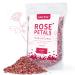 June Fox Dried Rose Petals 1 Pound Fragrant Rose Petals for Making Rose Water, Bath Bombs, Soap & Candle Making, Sachets - Pure & Natural Red Rose Petals