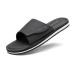 NORTIV 8 Men's Slide Sandals Comfort Lightweight Beach Shoes 11 Black