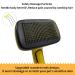 AIITLE Self Cleaning Slicker Brush for Small Medium Dogs & Cats - Removes Loose Hair, Tangles & Knots - with Massage Particles - Yellow M - Buy Online on GoSupps.com