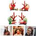 POPETPOP 2 Pairs Christmas Hair Clips Toddler Clips for Girls Hair Women's Hair Clips Hair Clips for Kids Christmas Reindeer Antlers Headband Deer Horns Hair Holder Hair Decoration Clothing - Buy Online on GoSupps.com