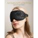 3D Contoured Sleeping Mask - Adjustable Blackout Eye Cover for Deep Sleep Travel & Lash Extensions - Buy Online on GoSupps.com