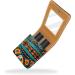 Leather Lipstick Case & Organizer with Mirror | Mini Lipstick Holder Bag - Flower Africa Boho Style - Buy Online on GoSupps.com