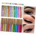 Beavorty Shiny Eyeshadow 10pcs Liquid Eyeliner Shining Glitter Eyeliner Eye Makeup Accessories Liquid Eye Shadow for Girls Women Ladies Shinny Eyeliner - Buy Online on GoSupps.com