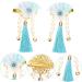 Beaupretty 1 Pair Japanese Fan Hairpin Baby Clips for Hair Japanese Hair Pin Tassel Hair Clips Japanese Style Hair Clip Bride Headpiece Kimono Headpiece Acrylic Decorate Child Girl 9x5cm Sky-blue - Buy Online on GoSupps.com