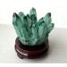 Green Crystal Stone Cluster Crystals Quartz Beautiful Irregular Home Charm Decoration Specimen Therapy Yoga Balance Crystal Cluster (Color : Green Size : 600-700g) 600-700g Green - Buy Online on GoSupps.com