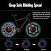 TGJOR Bike Wheel Lights - 32-LED Waterproof Spoke Tire Light with 32 Patterns - 2 Pack - Buy Online on GoSupps.com