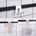 Ruggito 4-Piece Stainless Steel Razor Holder Hooks - Self-Adhesive Waterproof Multi-Purpose Bathroom & Kitchen Organizer - No Drilling Required - Buy Online on GoSupps.com