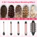Shop Rose Gold Curling Wand & Iron Set | 0.35 to 1.5 Inch Thermal Curling Brush Perfect for Gorgeous Curls - Buy Online on GoSupps.com