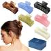 Big Hair Claw Clips, Premium 4 Inch Nonslip Large Acrylic Claw Clip for Women and Girls Thick Hair, 90's Strong Hold French Design Banana Jaw Hair Clips for Thin Hair, Stylish Hair Accessories for Women Girls (6 Pcs) 4 Cou…
