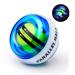 Parallel Halo Power Wrist Ball AUTO Start Wrist Exercises Force Ball Gyroscope Ball Wrist and Forearm Exerciser Arm Strengthener for Stronger Muscle and Bones Blue+led