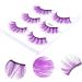 POPETPOP 3 Pairs Black Prom Suit Multicolor False Eyelashes 3d Lashes Masquerade Fake Lashes Eyelashes Black Wispy Fluffy False Dense Eyelashes Thick Eye Lashes Suite Miss Nude Makeup - Buy Online on GoSupps.com