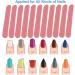 100 Pcs Mini Nail Files Bulk - Double Sided Emery Board Manicure Tool Set for Natural Nails - Disposable Colorful Pink Nail File for Home Salon Use - Travel Size for Men and Women - Buy Online on GoSupps.com