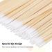 1000-Pack Microblading Cotton Swabs - 10.2 cm Pointed Tip Applicators for Eyebrow Makeup Craft & Cleaning - Buy Online on GoSupps.com