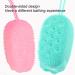 Draduo Silicone Double Sided Body Bath Brush - Cute Bear Design (Green&Pink) - Buy Online on GoSupps.com