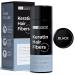 HAIR ILLUSION Black Keratin Hair Fibers - 27.5G Large Bottle for Women & Men - Natural Looking Hair Concealer for Thinning Hair & Bald Spots - Buy Online on GoSupps.com