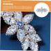 FRCOLOR Diamonds Hair Clip hair clip Crystal hair bride clip french barrette rose hair bride hair clip women hair barrettes wedding Big Claws Miss Bridal Rhinestones Hair Clip - Buy Online on GoSupps.com