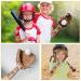 120 Pcs Softball Temporary Tattoos - Waterproof Body Stickers for Team Gift, Sports Fans, Party Supplies | Gold Softball Design - 6 Styles - Buy Online on GoSupps.com