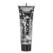 Holographic Chunky Face & Body Glitter Gel by Moon Glitter - Silver - Cosmetic Festival Glitter Face Paint for Face Body Hair Nails - 12ml