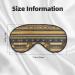 Egyptian Pharaonic Frescoes Eye Mask - Soft Elastic & Adjustable Comfort for Men & Women | Nighttime Sleep Essentials - Buy Online on GoSupps.com