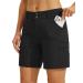 Willit Women's Golf Hiking Shorts Cargo Quick Dry Athletic Shorts Casual Summer Shorts with Pockets 7" Black 12