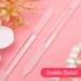 PROUSKY 2 Pieces Glass Cuticle Pusher Double-End Nail File Cuticle Pusher Remover Sticks Professional Precision Nail Sticks Abrasive Surface Cuticle Sticks Nail Art Manicure Pedicure Tool for Women - Buy Online on GoSupps.com