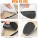 8 Pack Anti Slip Shoe Grips - Self Adhesive Non Slip Pads with Water Ripple Texture for Sole Protection - Buy Online on GoSupps.com