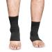 Plantar Fasciitis Socks | Ultimate Compression Foot Sleeves for Arthritis Pain Relief | MMA Ankle Brace for Men & Women | S-M Black Pair - Buy Online on GoSupps.com