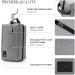 KK Water-Resistant Hanging Toiletry Travel Bag - Grey Gym Shaving Makeup Bag for Men & Women - Buy Online on GoSupps.com