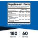 Nutricost ZMA Capsules - 180 Count  Non-GMO & Gluten Free Supplement - Buy Online on GoSupps.com