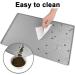 Moacc Silicone Lining Mats for Dogs & Cats - Slipproof Waterproof Food Base Mats (47x30cm) - Gray Paw Pattern - Buy Online on GoSupps.com