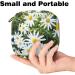 Buy Stylish Menstruation Pad Bag with Zipper | Women's Napkin & Tampon Collecting Bags - Daisy & Chamomile Design - Buy Online on GoSupps.com