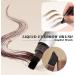 Liquid Eyebrow Brush Angled Brush and Dip Liquid Eyebrow Gel Smudge Proof Eyebrow Pencils for Women Makeup (Dark gray) - Buy Online on GoSupps.com