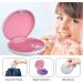 Premium Denture Box & Aligners Storage - Dnom Dose Clip Box Prosthetic Containers in White & Rose Red - Buy Online on GoSupps.com